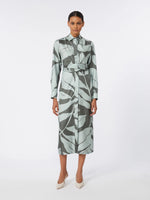 max mara printed silk shirt dress for women