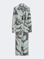 max mara printed silk shirt dress for women