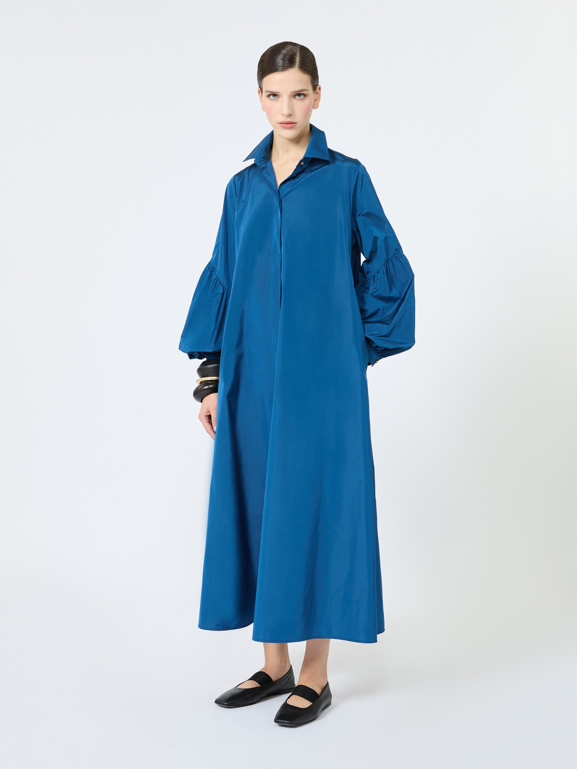 max mara taffeta shirt dress for women