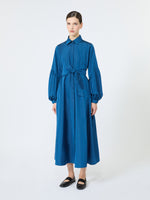 Taffeta Shirt Dress for Women - Navy - Max Mara KSA