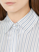 Short, printed-silk shirt dress