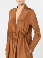 Max Mara Long silk crepe de chine dress for Women