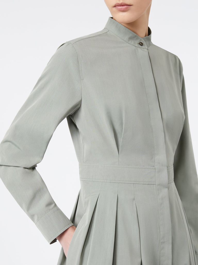 Taffeta shirt dress