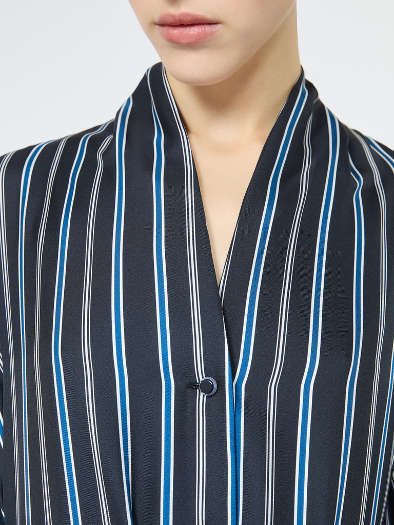 max mara printed twill shirt dress