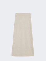 Argyle cashmere yarn skirt