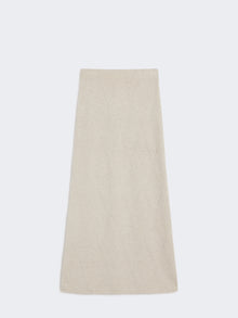 Argyle cashmere yarn skirt