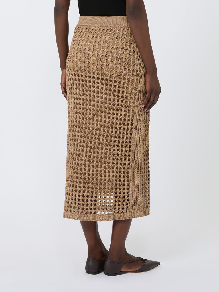 max mara mesh cotton skirt