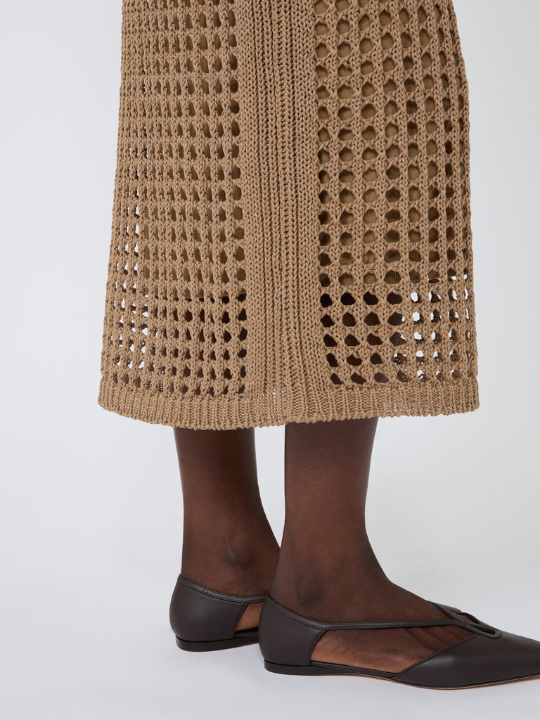max mara mesh cotton skirt