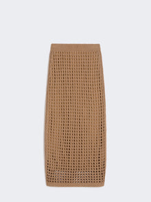 Mesh cotton skirt