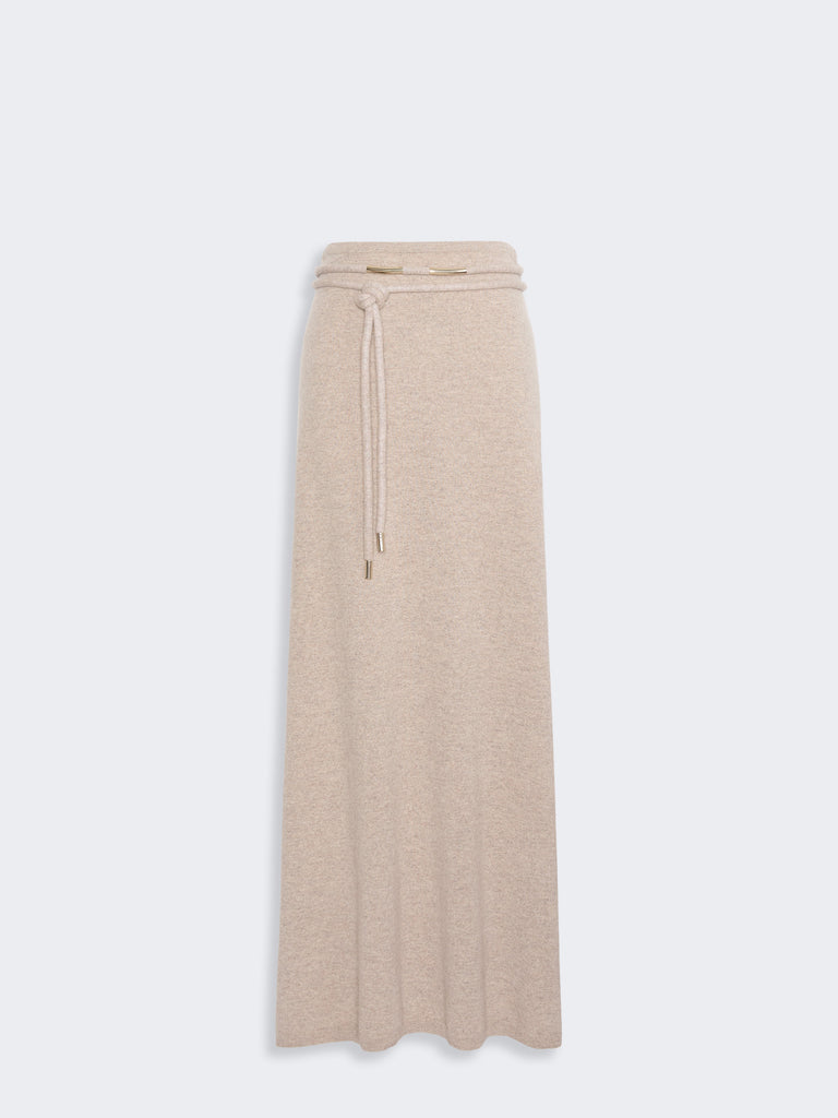 max mara long cashmere yarn skirt