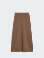 Stretch cashmere yarn skirt