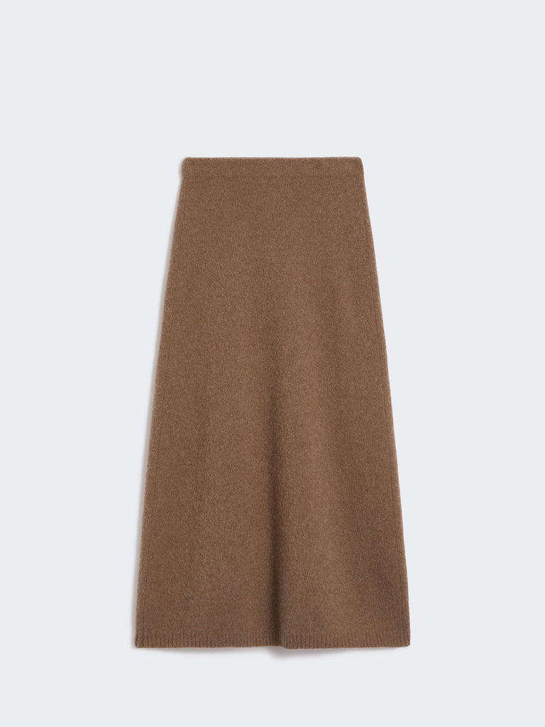 Stretch cashmere yarn skirt