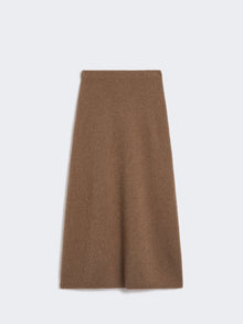 Stretch cashmere yarn skirt
