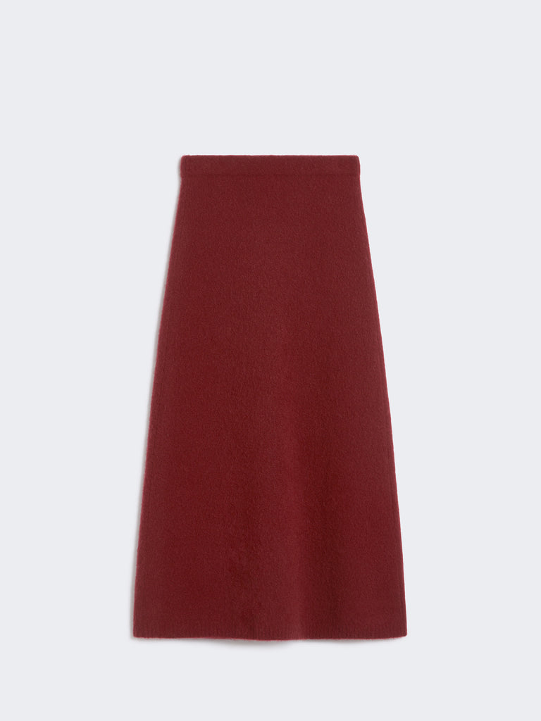 Stretch cashmere yarn skirt