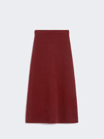 Stretch cashmere yarn skirt