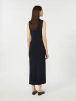 Viscose crêpe sheath dress