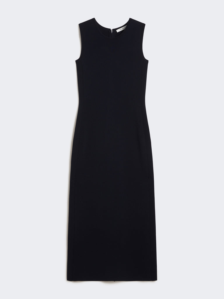 Viscose crêpe sheath dress