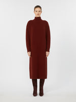 Cashmere turtleneck dress