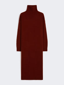 Cashmere turtleneck dress