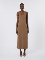 Slim-fit wool dress