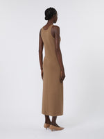 Slim-fit wool dress