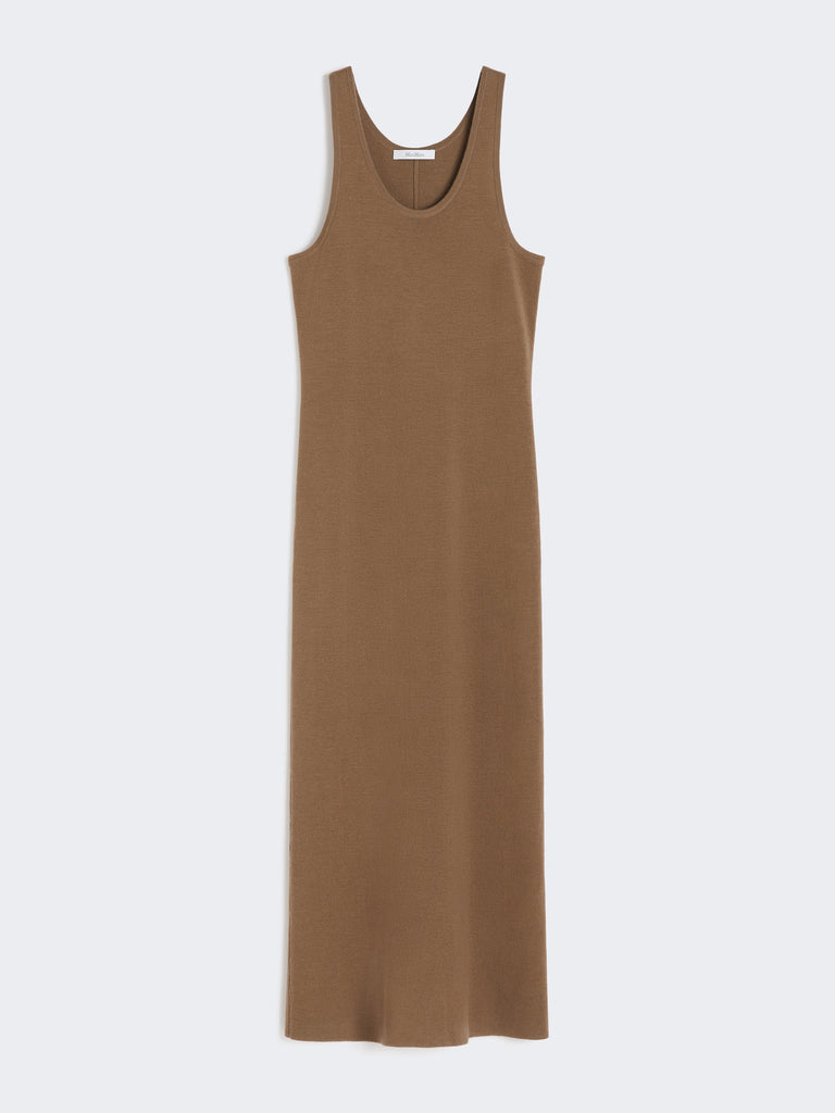 Slim-fit wool dress