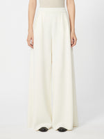 max mara wide-fit wool trousers for women