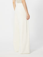 max mara wide-fit wool trousers for women