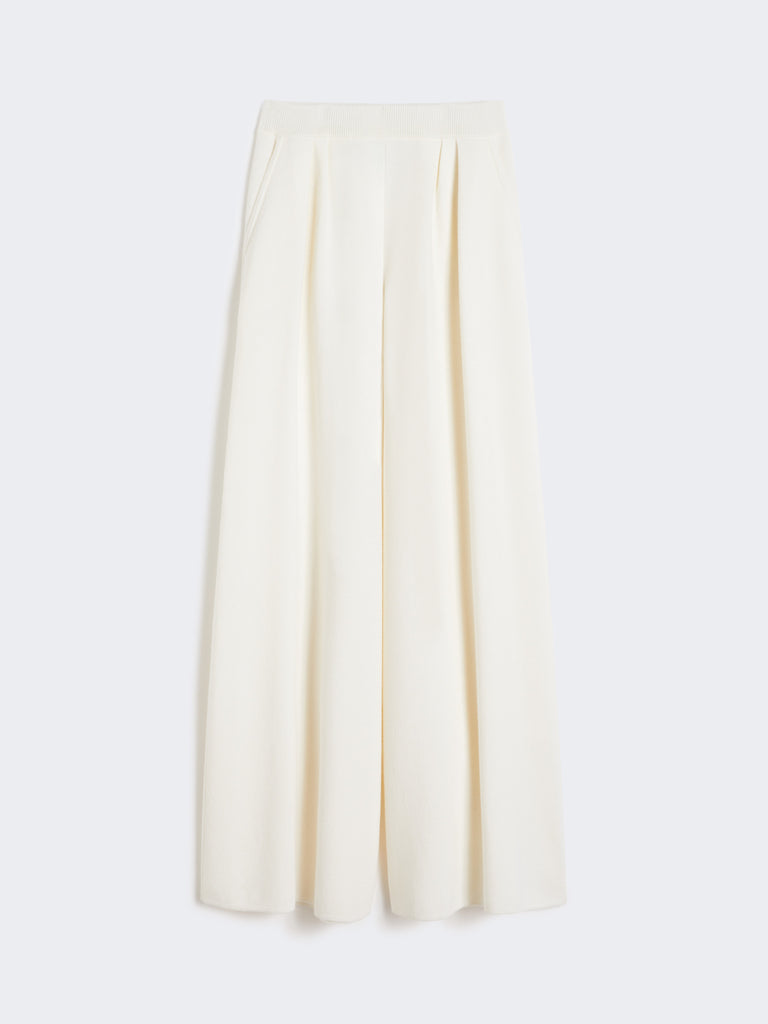 max mara wide-fit wool trousers