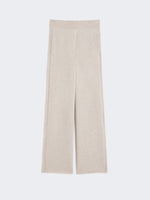 Cashmere yarn trousers