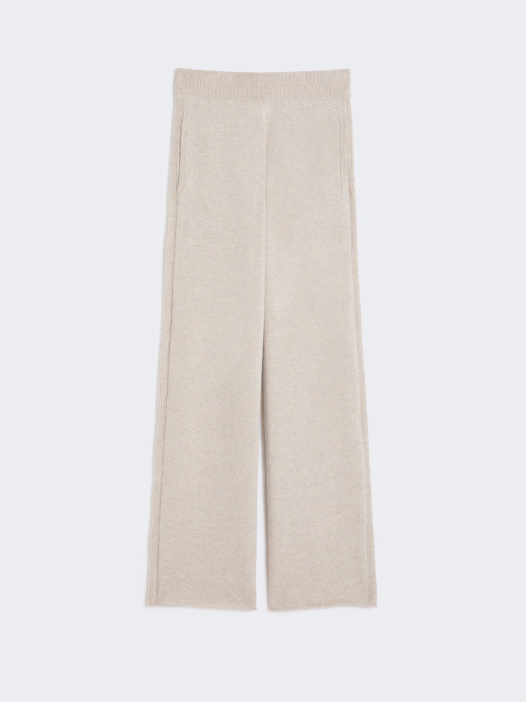 Cashmere yarn trousers