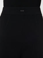 Viscose Crepe Trousers for Women - Black - Max Mara KSA