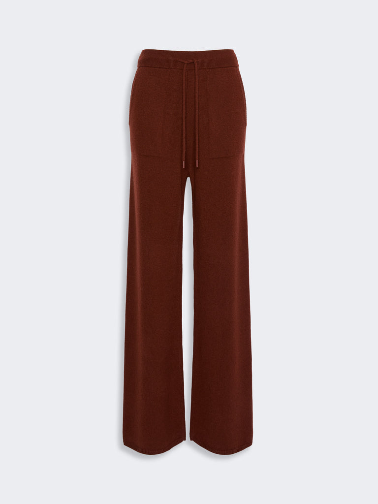 max mara بنطال بقصة واسعة من خيوط الكشمير