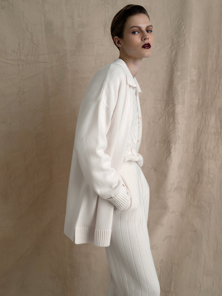 Cashmere jogging trousers