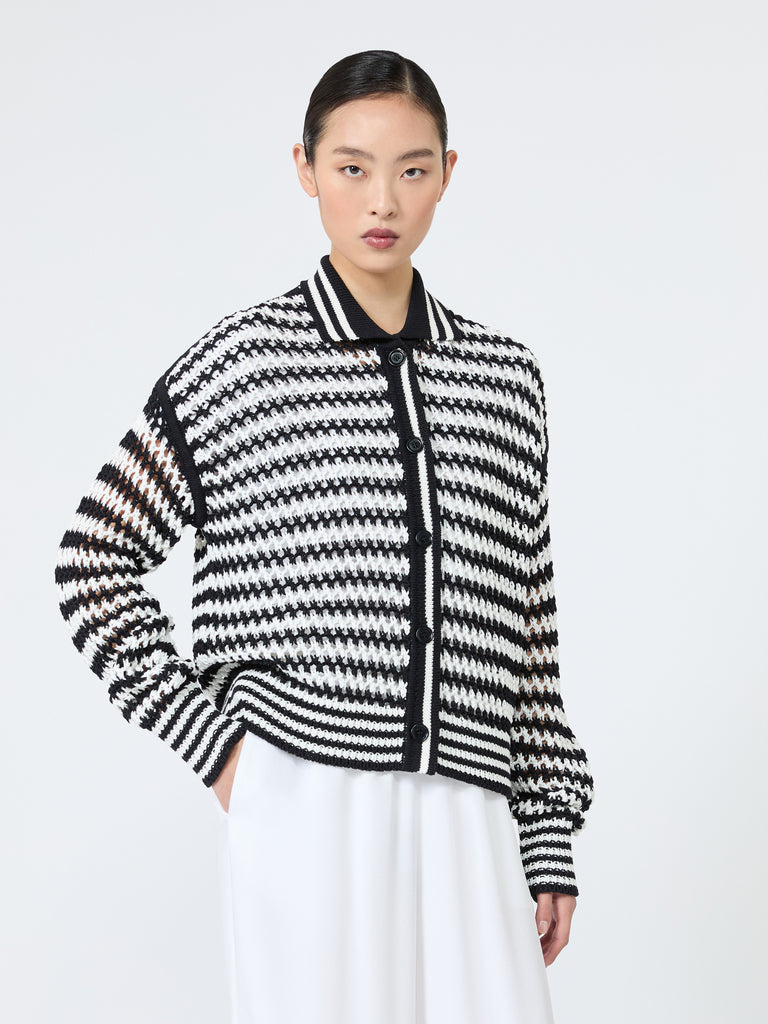 max mara cotton cordonnet cardigan