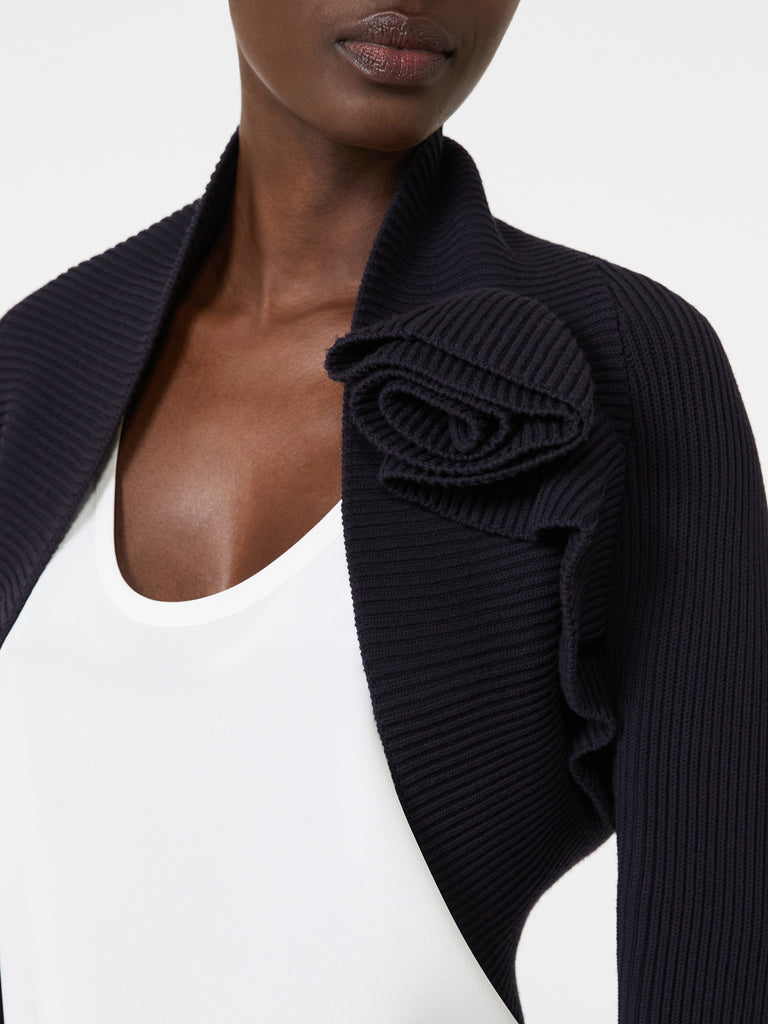max mara viscose yarn shrug