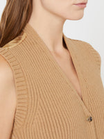 Wool and cashmere gilet