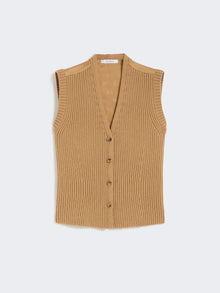 Wool and cashmere gilet