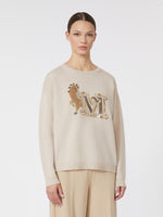 Oversized wool and cashmere sweater