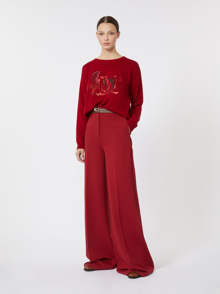 Oversized wool and cashmere sweater