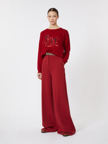 Oversized wool and cashmere sweater