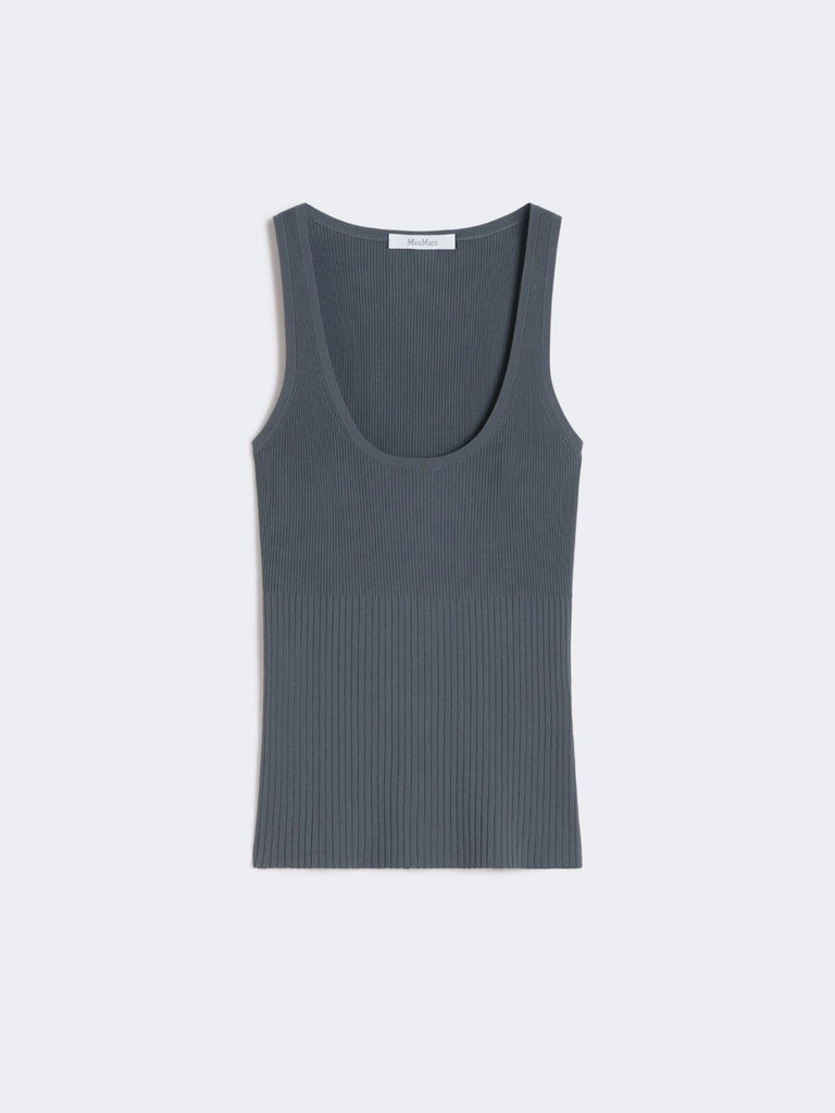 max mara viscose-blend yarn top