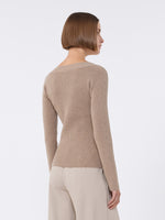 Wool And Cashmere Jumper for Women - Sand - Max Mara KSA