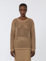 max mara cotton mesh jumper for women