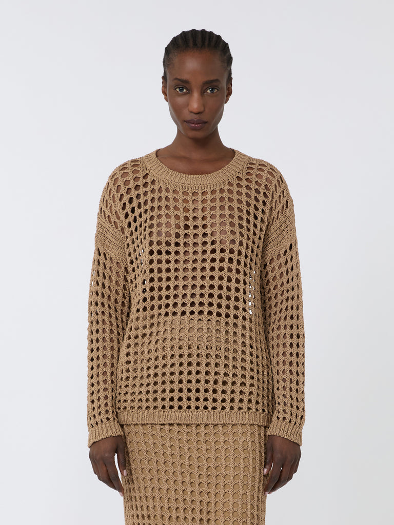 max mara cotton mesh jumper