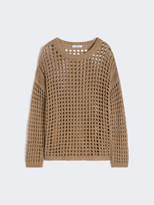 Cotton mesh jumper