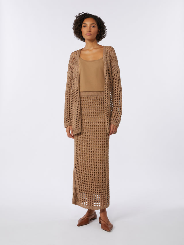 max mara cotton yarn sleeveless jumper for women