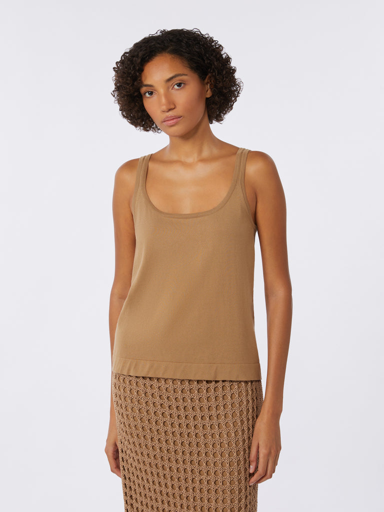 max mara cotton yarn sleeveless jumper
