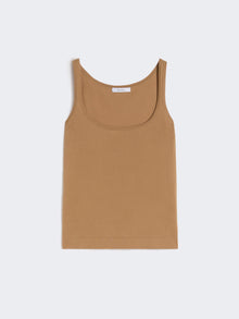Cotton yarn sleeveless jumper