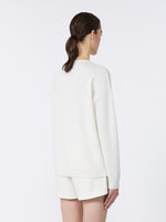 Jacquard wool and cashmere sweater